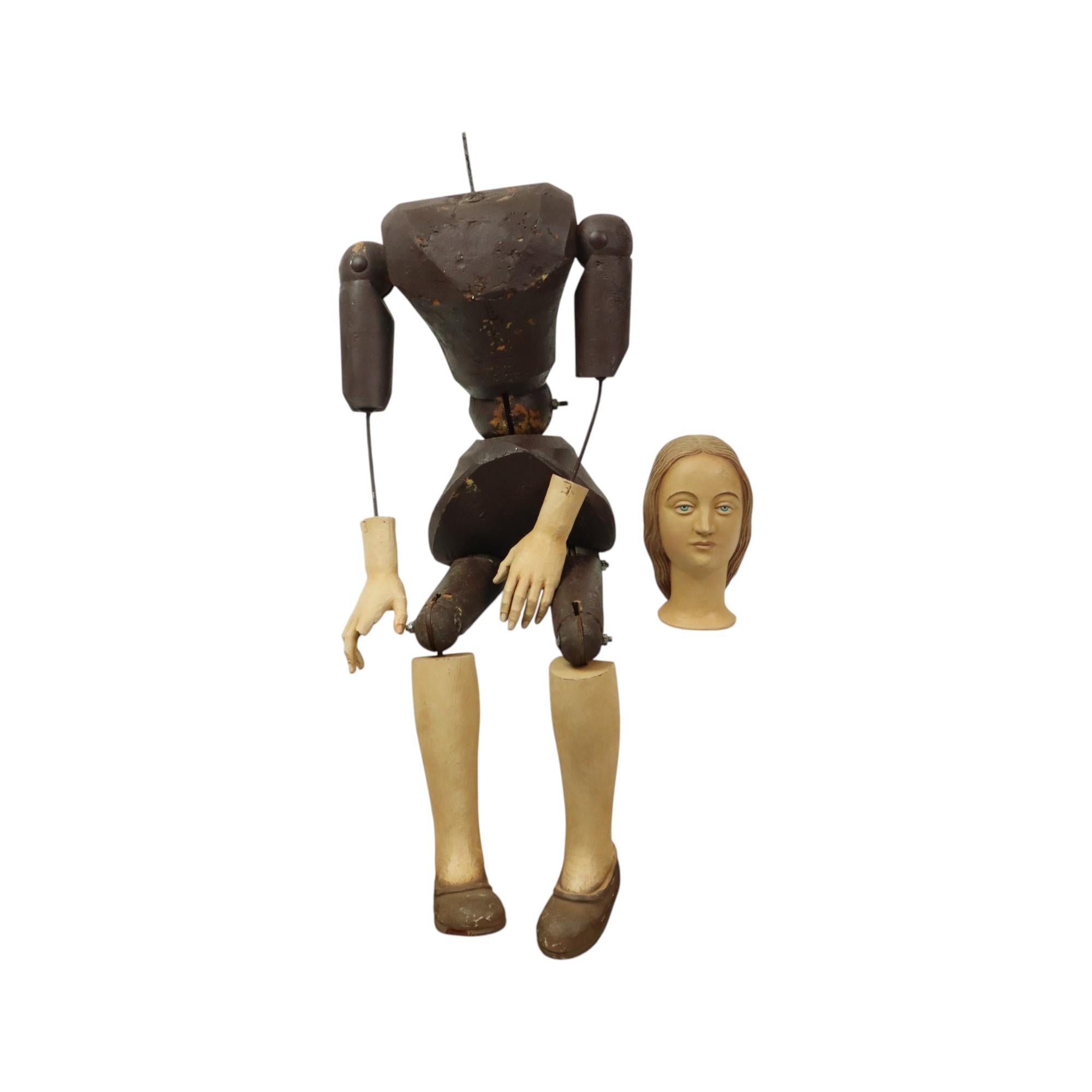Große Vintage Santos Pop Lay Figur Mannequin 20. Jahrhundert im Angebot 11