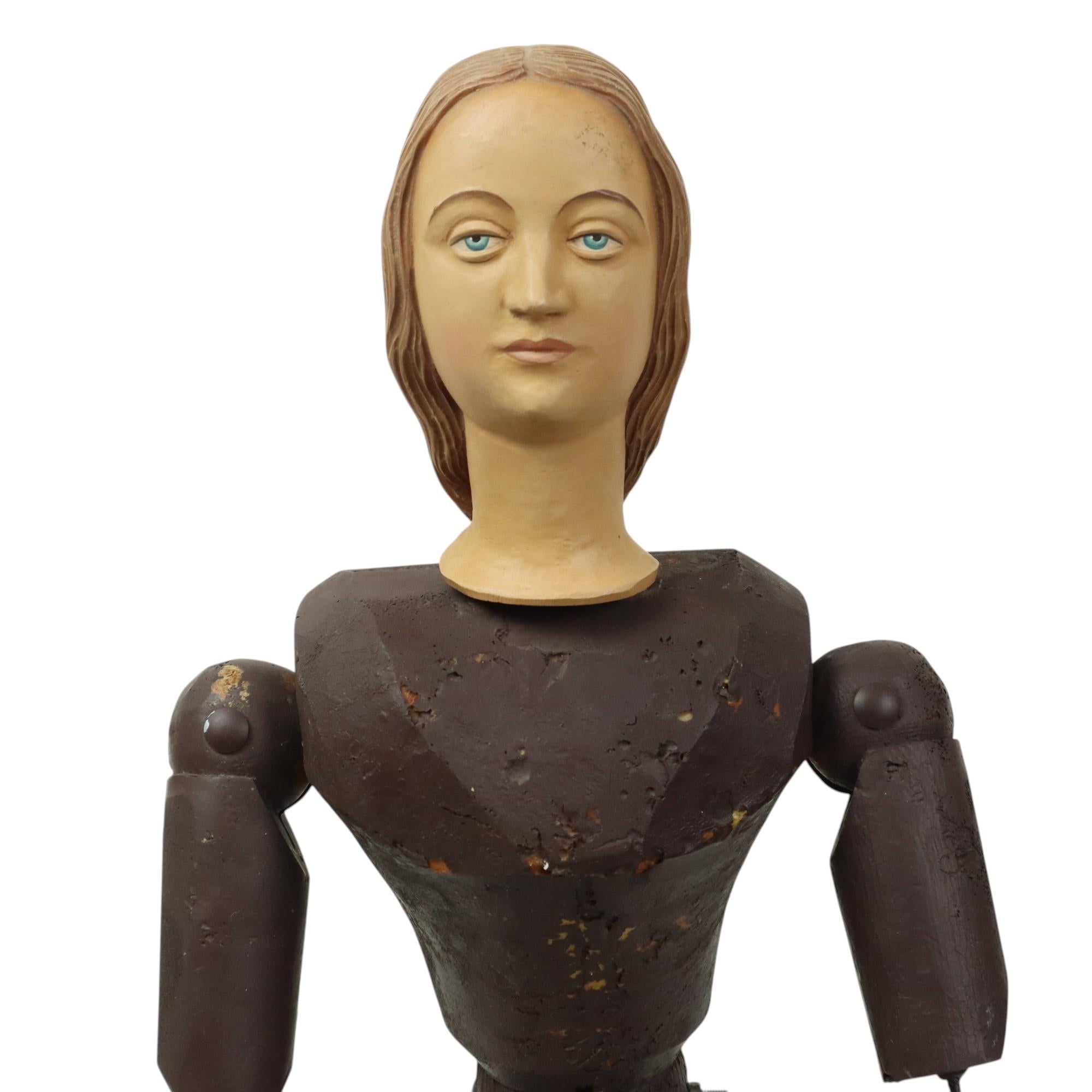 Große Vintage Santos Pop Lay Figur Mannequin 20. Jahrhundert im Zustand „Relativ gut“ im Angebot in Poperinge, BE