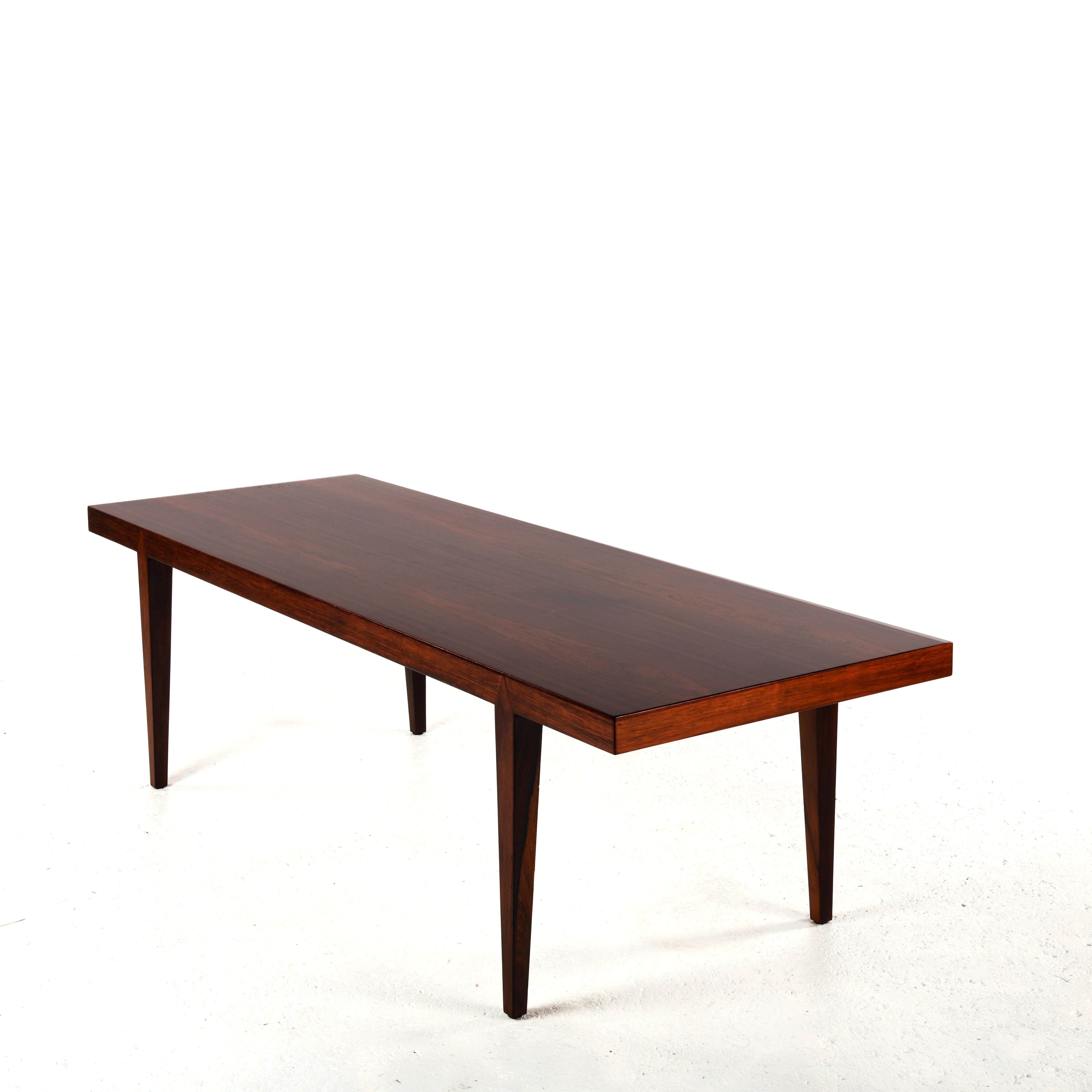 Mid-Century Modern Large vintage scandinavian coffee table, design Severin Hansen in the 60's