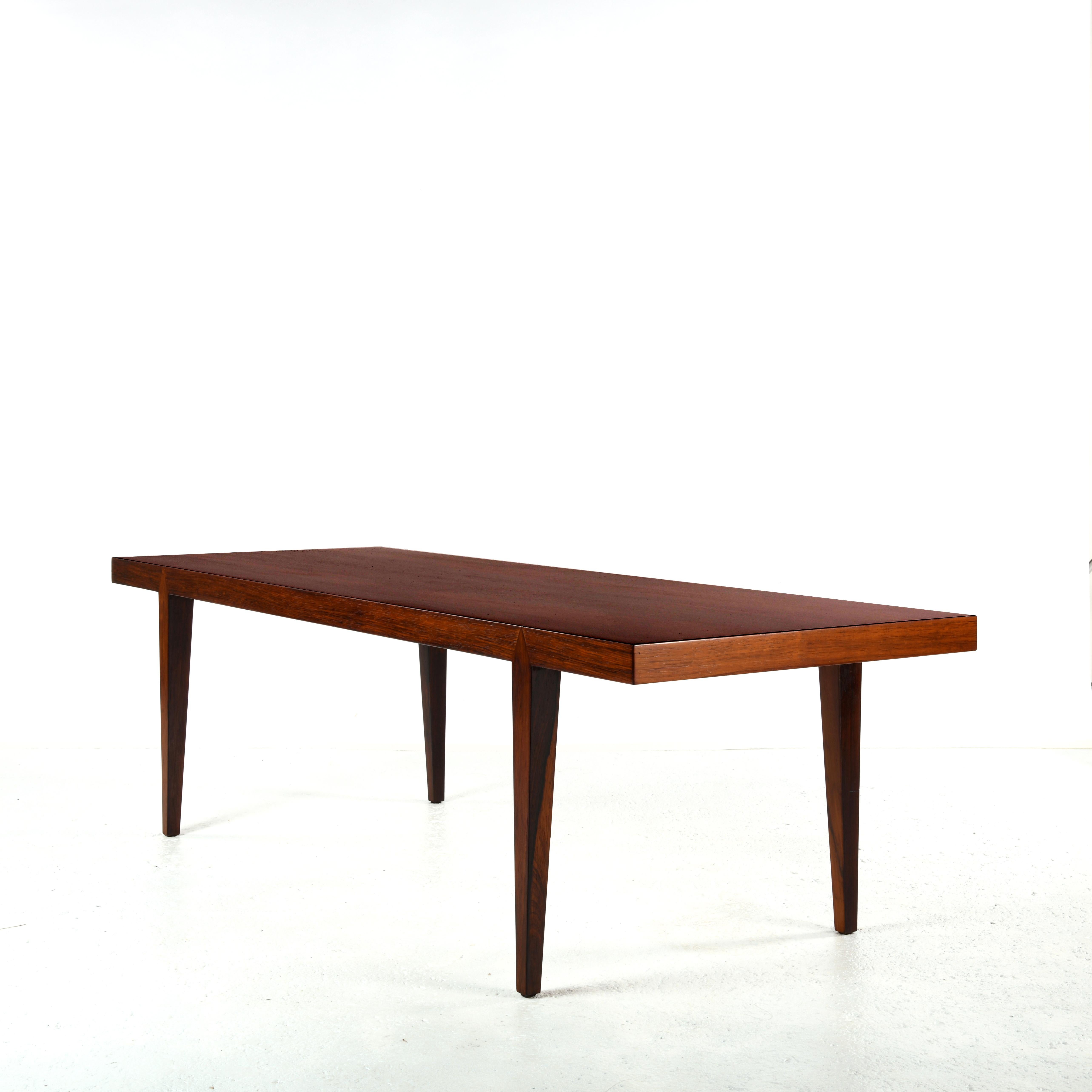 Danish Large vintage scandinavian coffee table, design Severin Hansen in the 60's
