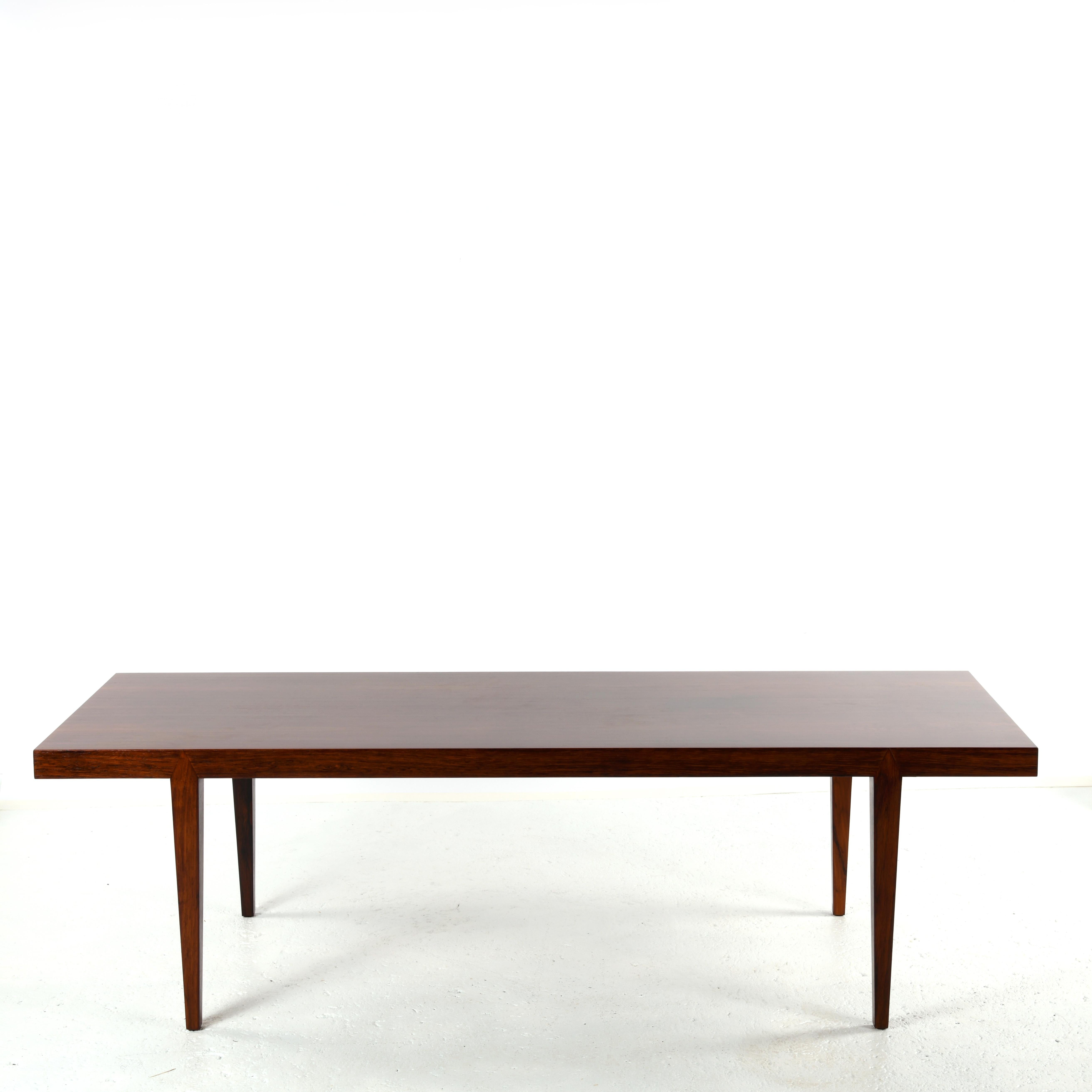 Large vintage scandinavian coffee table, design Severin Hansen in the 60's In Good Condition In SAINT-YRIEIX-SUR-CHARENTE, FR