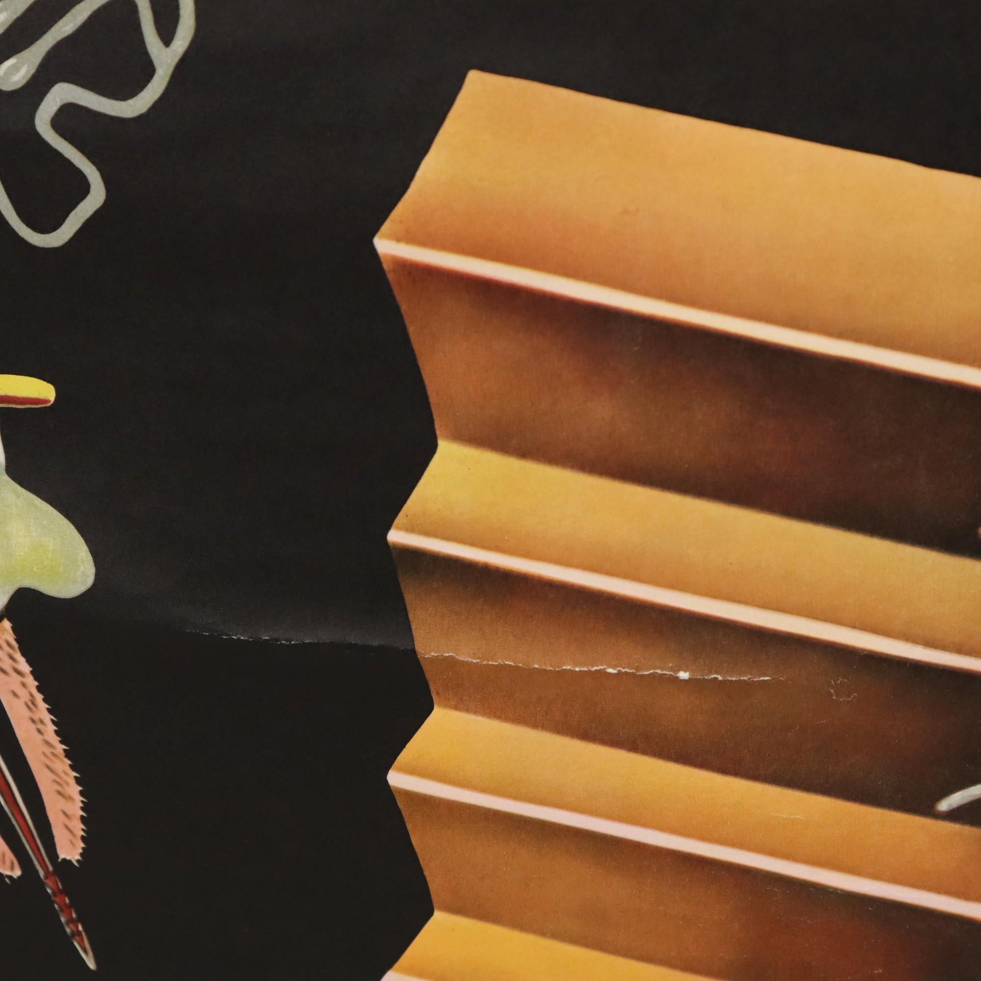 Große Vintage-Schulekarte „The Honeybee Jung Koch Quentell“ im Angebot 3