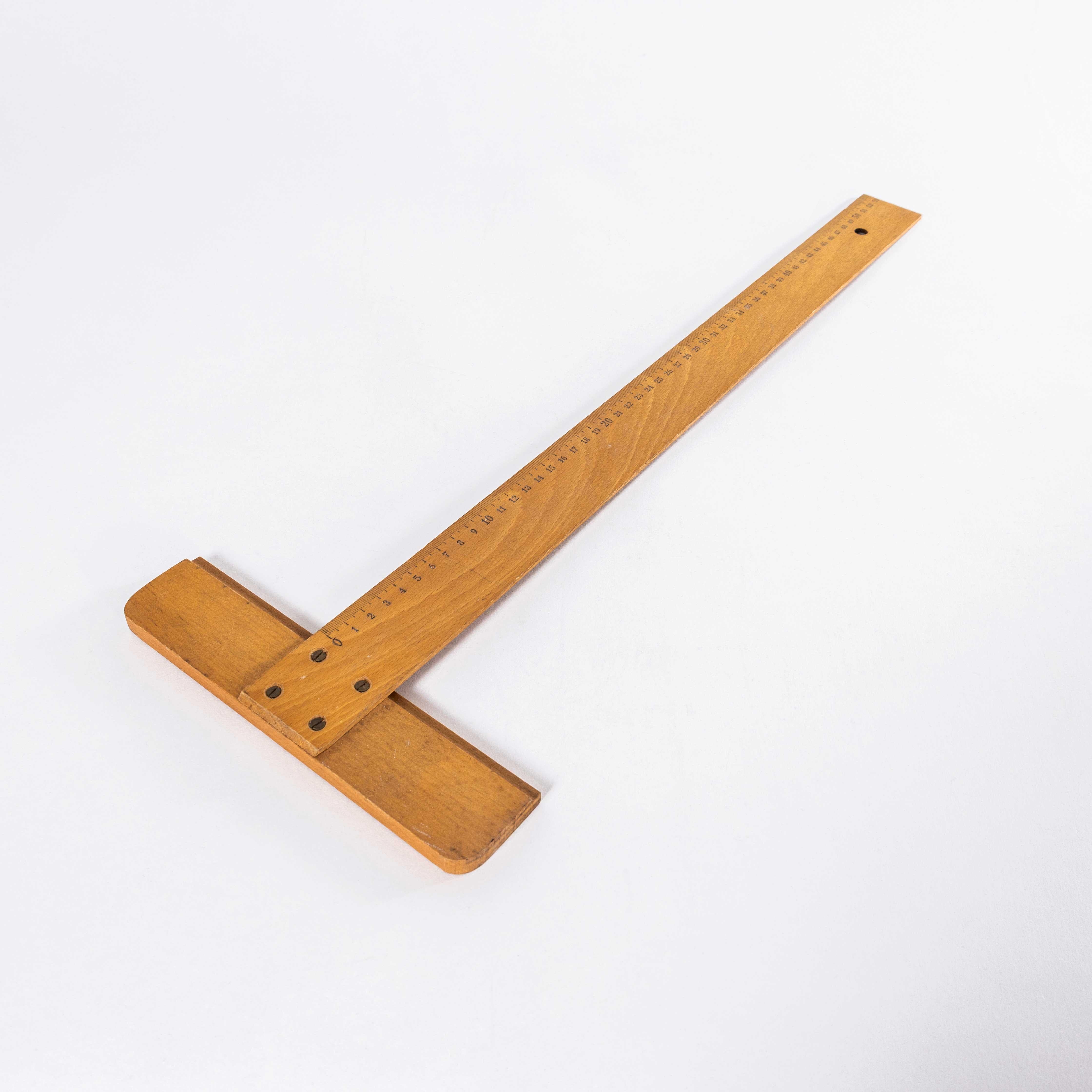 Large Vintage School T Square. 
New old stock so in excellent condition. Listing is for one T Square.

Workshop Report:
Our workshop team inspect every product and carry out any needed repairs to ensure that everything leaves us serviced and
