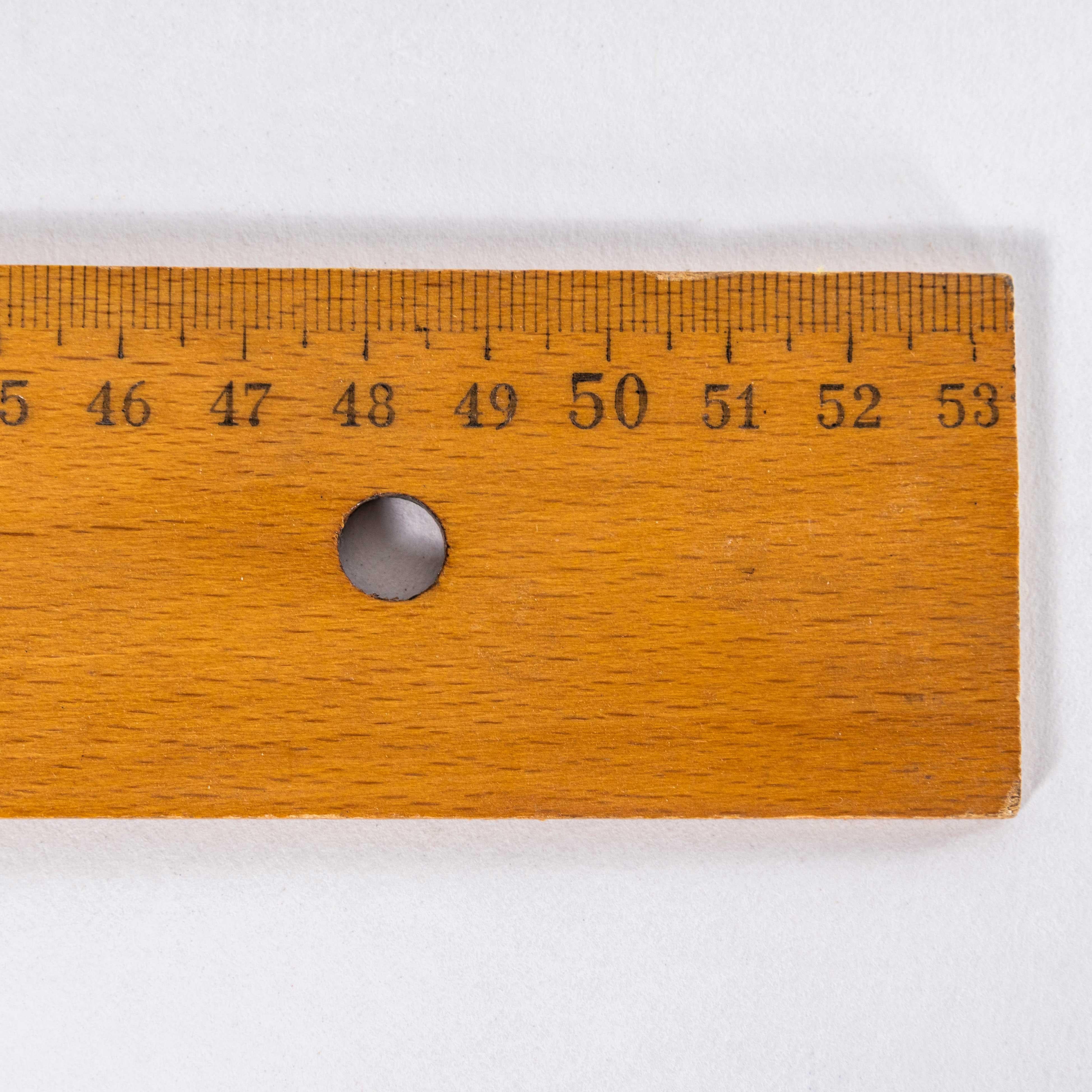 Czech Large Vintage School T Square For Sale