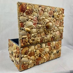 Large Vintage Sea Shell Box