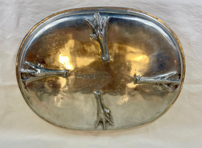 Large Vintage Serving Platter by Arthur Court For Sale at 1stDibs