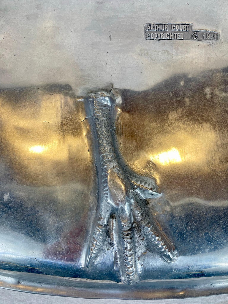 Large Vintage Serving Platter by Arthur Court For Sale at 1stDibs