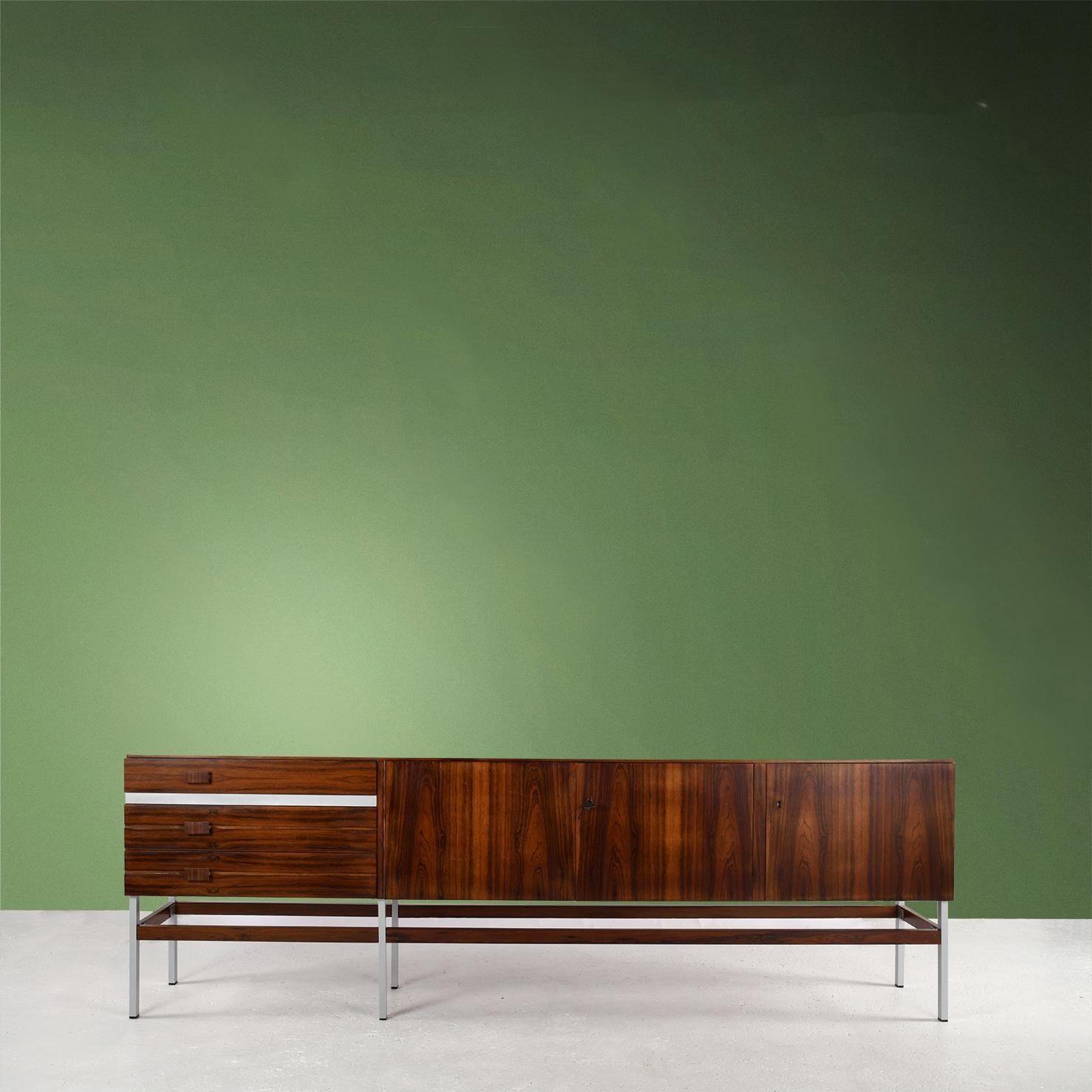 Mid-Century Modern Large vintage sideboard from Germany in the 60s