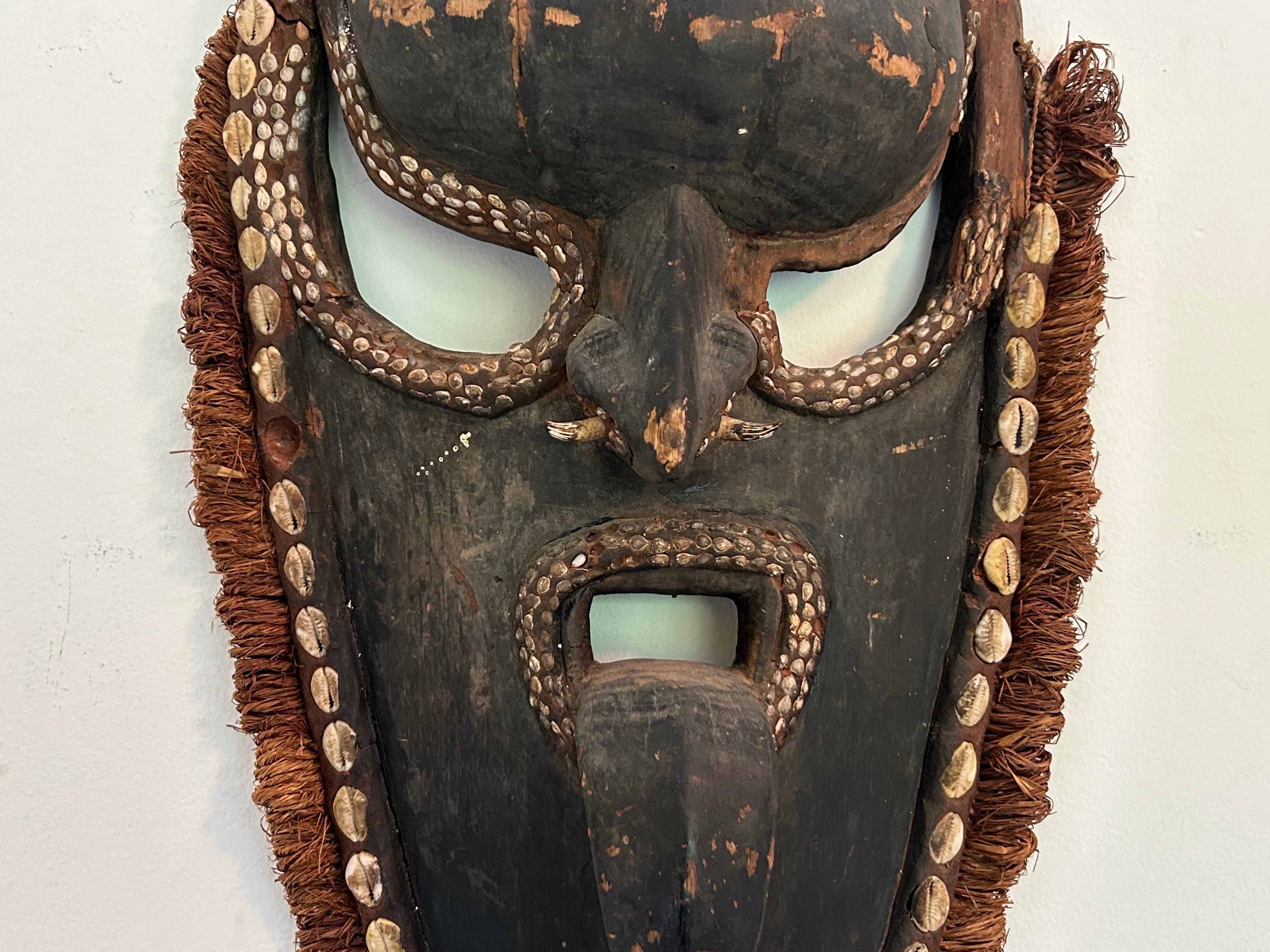 Große Vintage Geist Maske Oceanic Arts im Angebot 2