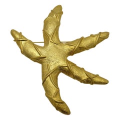 Large Vintage Starfish Brooch