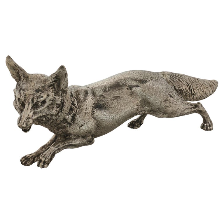 Large Vintage Sterling Silver Model Fox 1966 Impost Marked