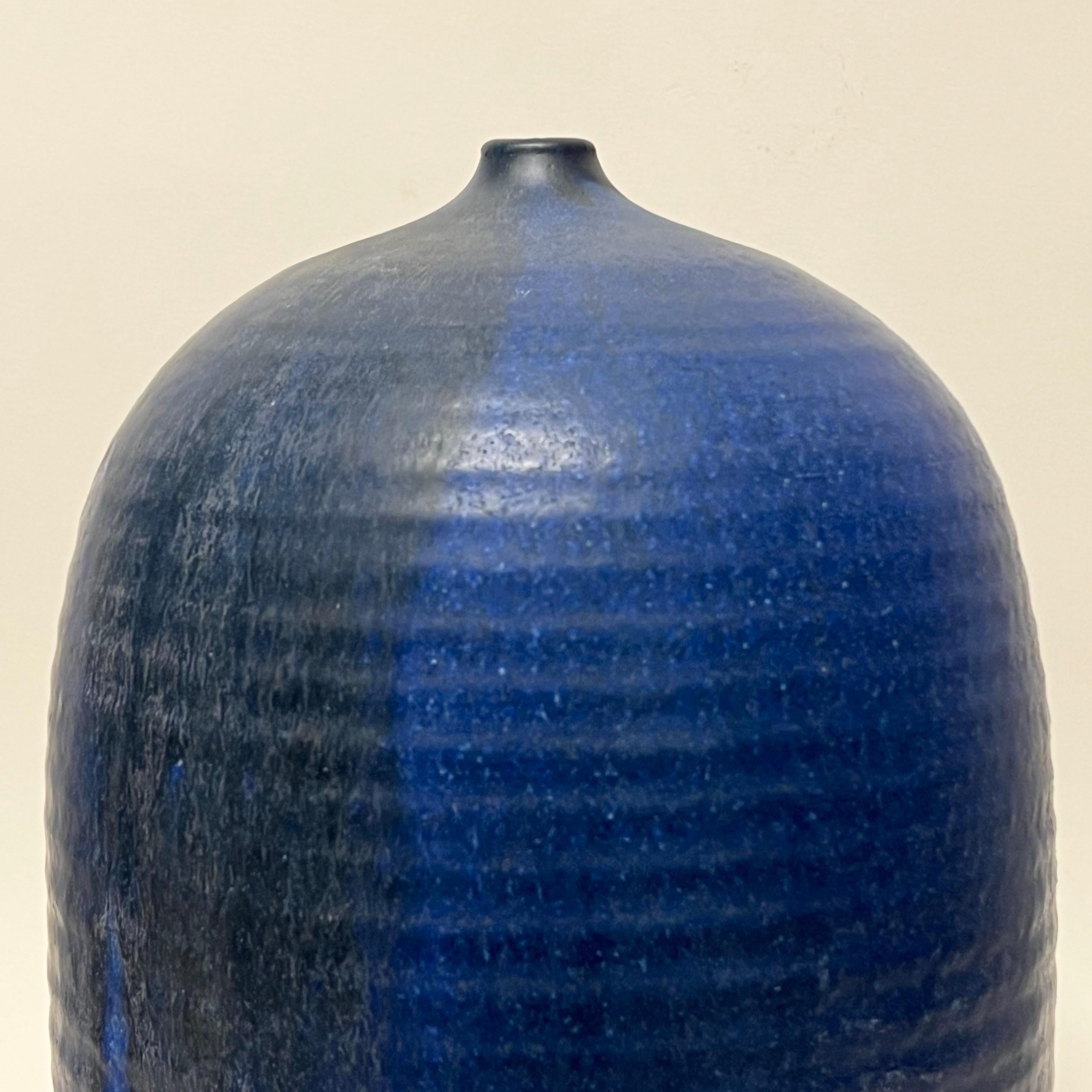 American Large Vintage Studio Ceramic Moon Pot For Sale