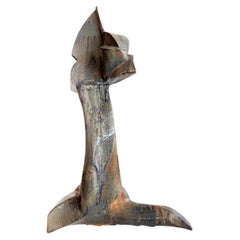 Large Vintage Abstract Studio Ceramic Pottery Sculpture