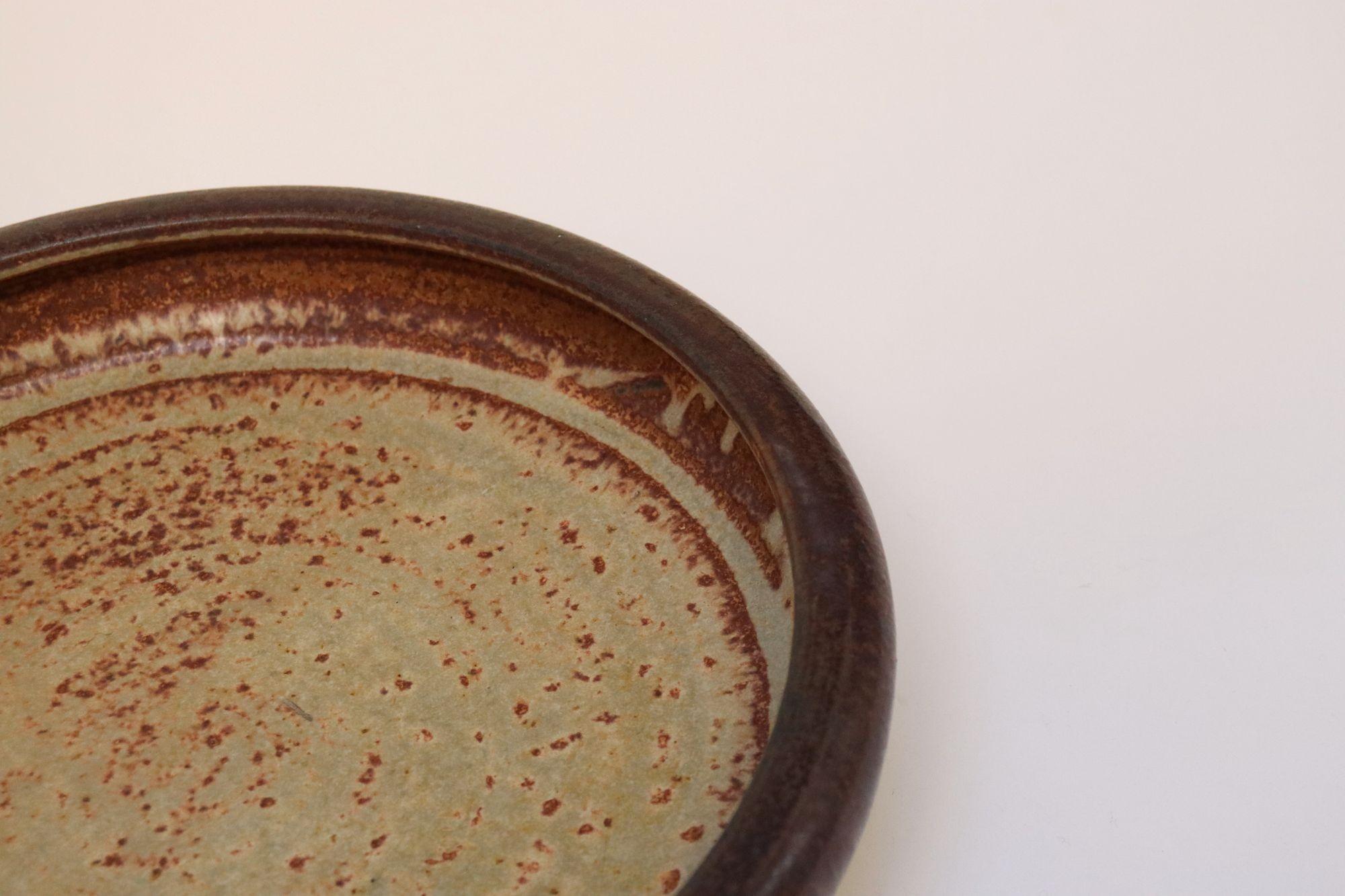 Großer Vintage Studio Pottery Ombré-Pflanztopf und Abtropfuntertasse von Deanna Nichols im Angebot 11