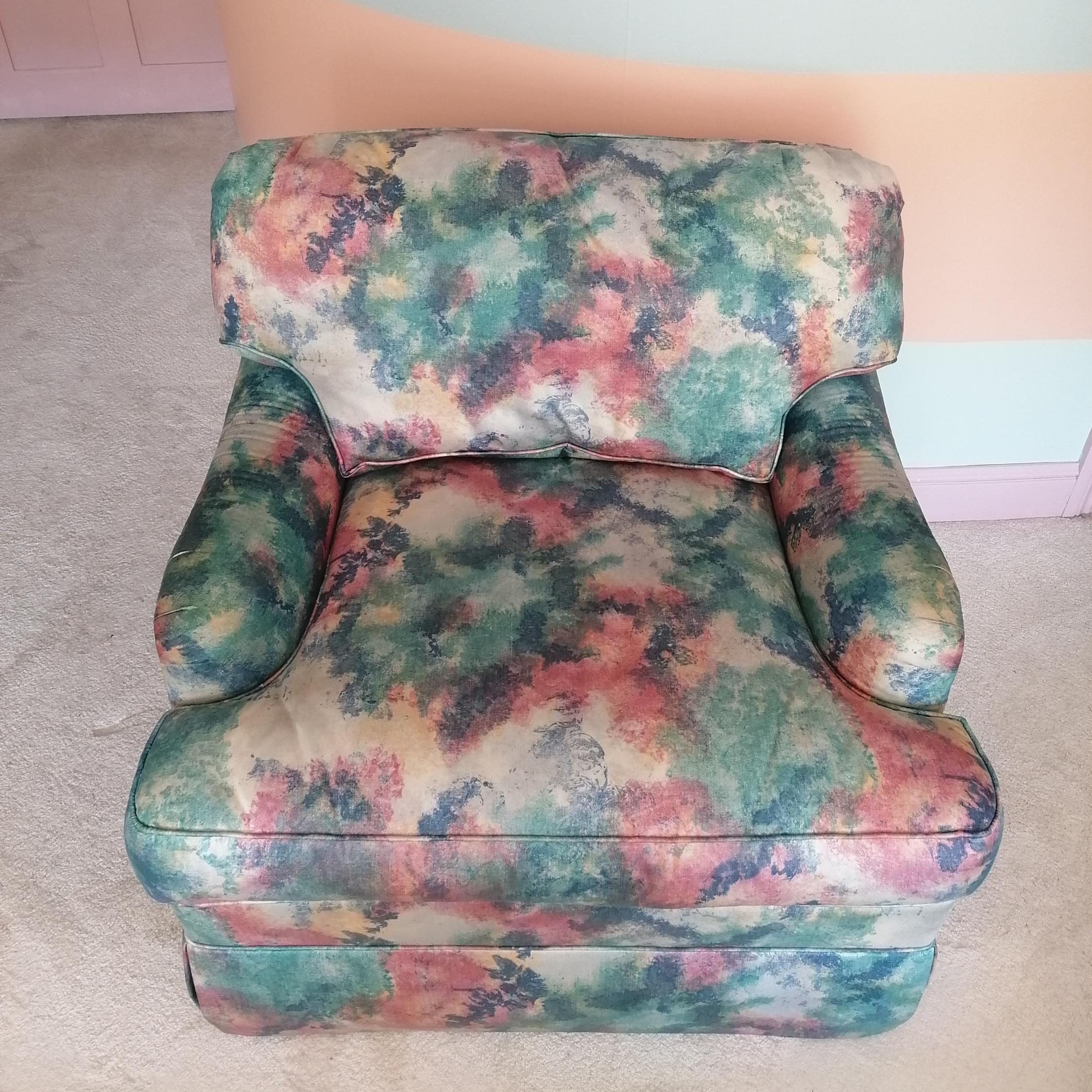 Large vintage swivelling armchairs by Kravet, USA 1970s / 1980s 2 available For Sale 2