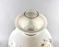 Large Vintage Table Lamp in Brass, Art Glass & Ceramic, circa 1970s