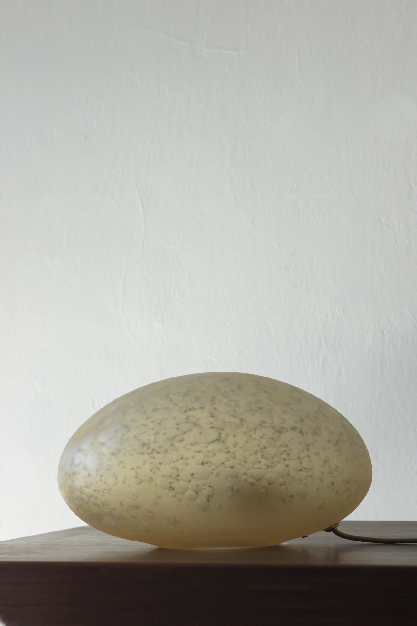 Mid-Century Modern Grande lampe de table vintage en verre de Murano de La murrina, années 1970 en vente