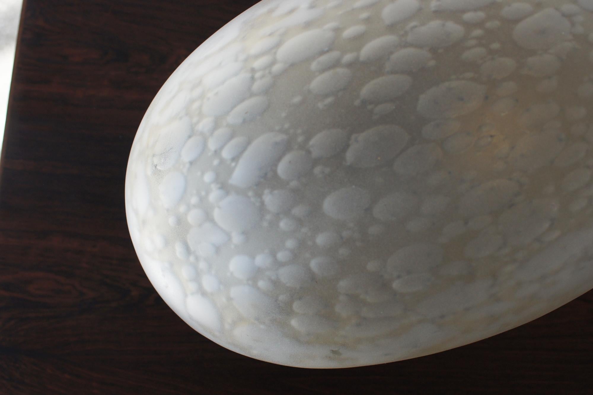 Verre Grande lampe de table vintage en verre de Murano de La murrina, années 1970 en vente