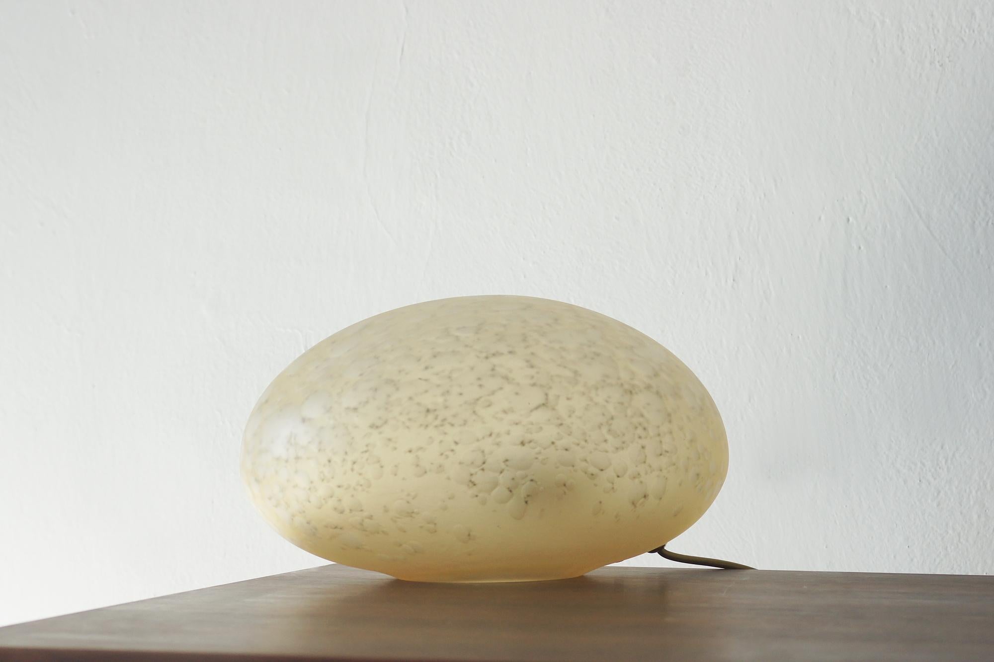 Grande lampe de table vintage en verre de Murano de La murrina, années 1970 en vente 1