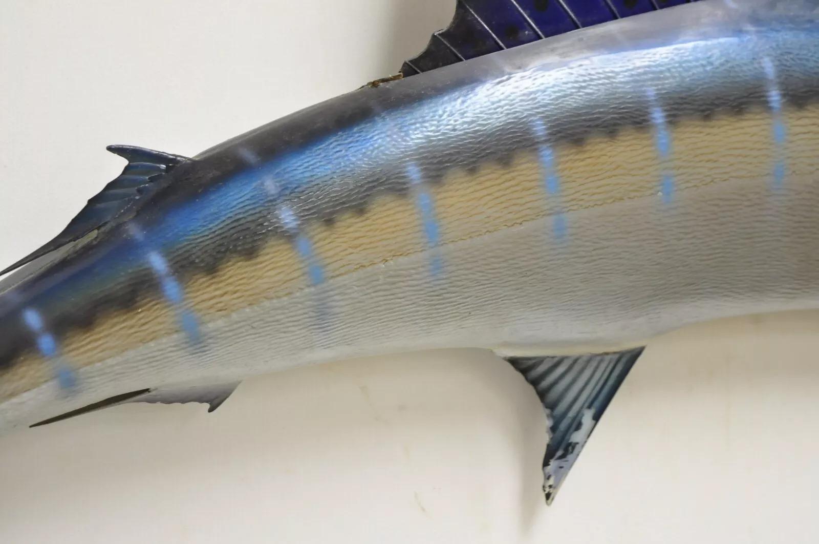 Large Vintage Taxidermy Replica Blue Marlin Sailfish 85