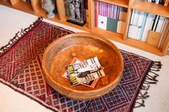 Große Vintage-Schale aus Teak-Maserholz:: Java:: Mitte 20