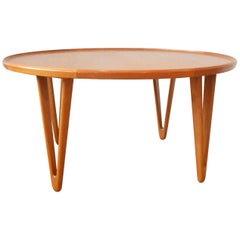 Large Retro Teak Coffee Table by Tove and Edvard Kindt-Larsen