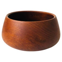 Large Vintage Teak Salad Bowl