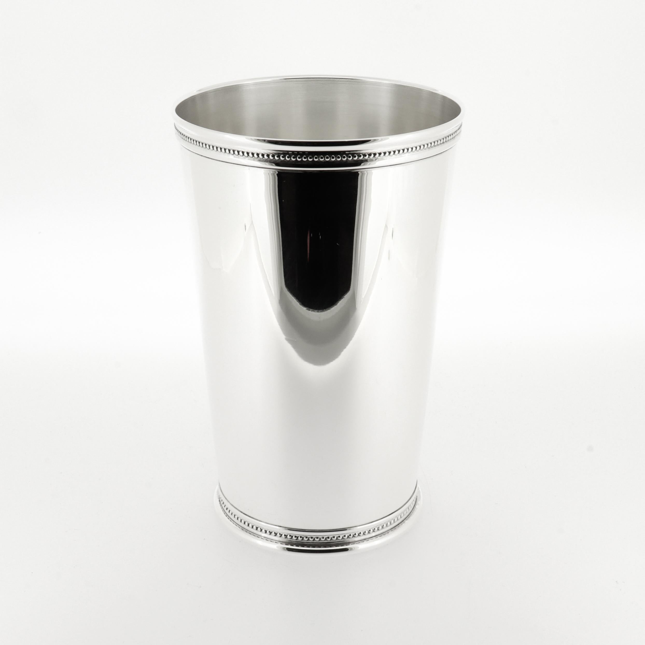 Große Vintage Tiffany & Co. Perlen- oder Cocktailbecher aus Sterlingsilber (amerikanisch) im Angebot
