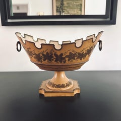 Large Vintage Tole Jardinière, Made In France