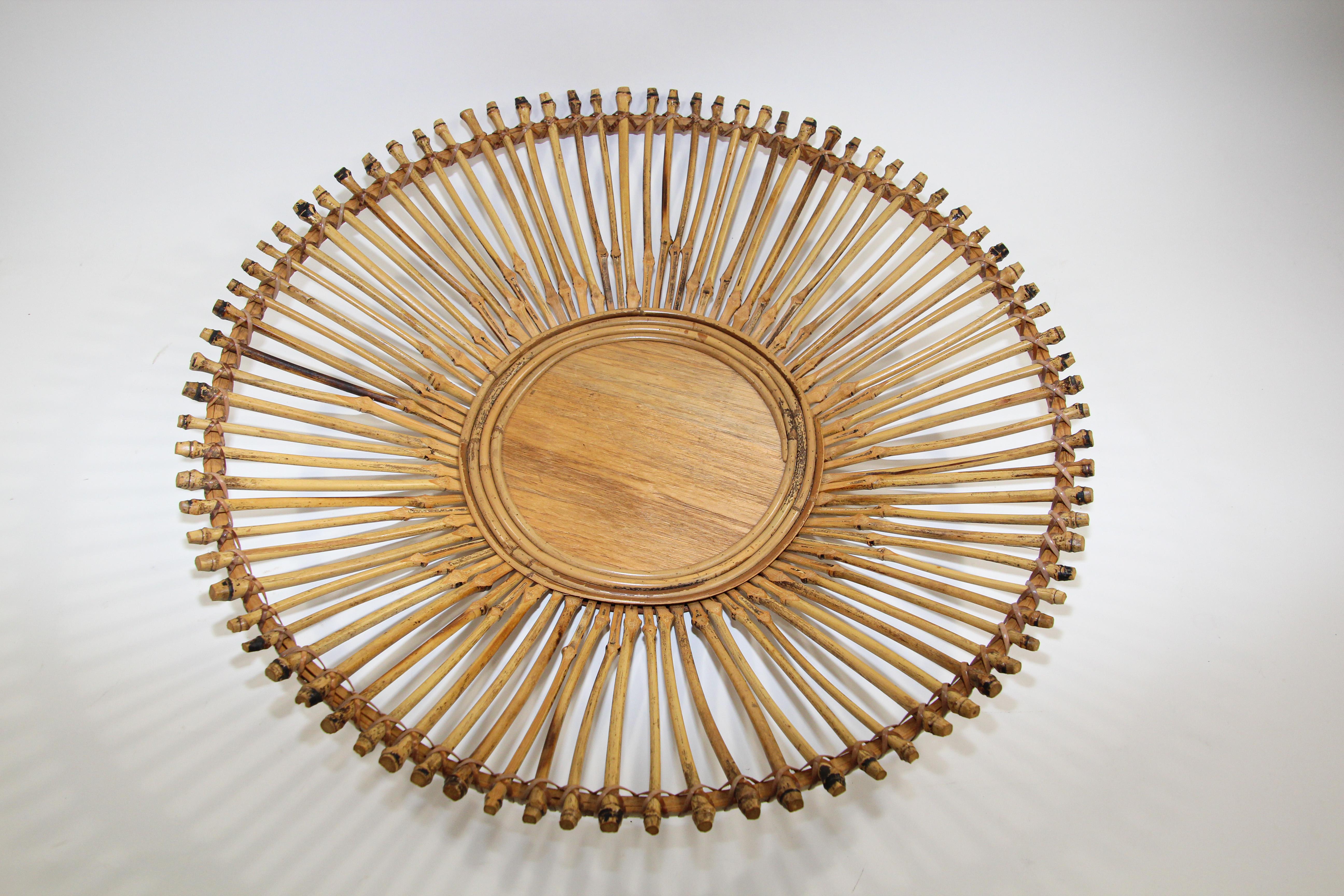 Large vintage Tribal handwoven bamboo ethnic round Asian basket.
Beautiful artisanal handwoven basket with tribal designs and patterns all around.
Large Asian rattan handcrafted decorative bowl.
Large vintage tribal handwoven bamboo ethnic round