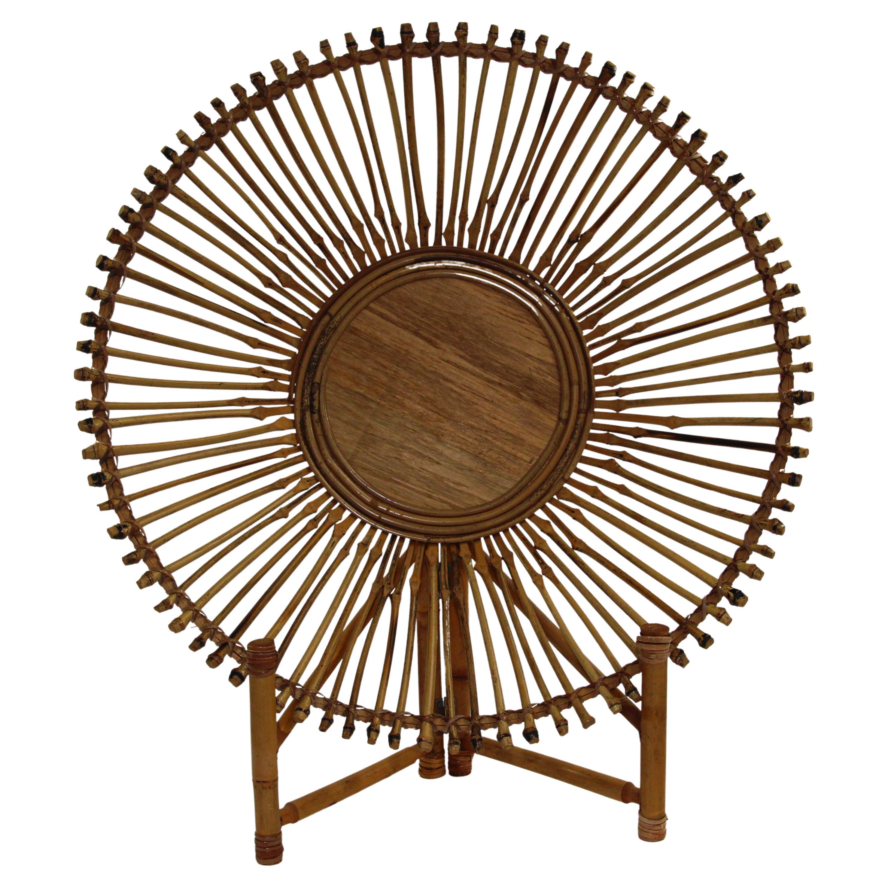 Large Vintage Tribal Handwoven Ethnic Round Asian Basket