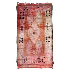 Marokkanischer Berbere-Teppich im Vintage-Stil, Stammeskunst