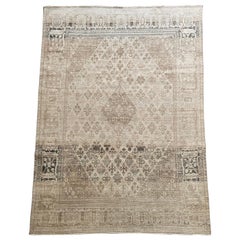 Large Vintage Turkish Wool Rug