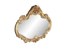 Large Vintage Turner Mfg Italian Baroque Style Rococo Scalloped Wall Mirror 57"