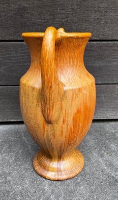 Large Vintage Two Handle Ceramic Vase