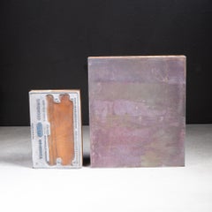 Large Vintage Typeset Print Blocks c.1950
