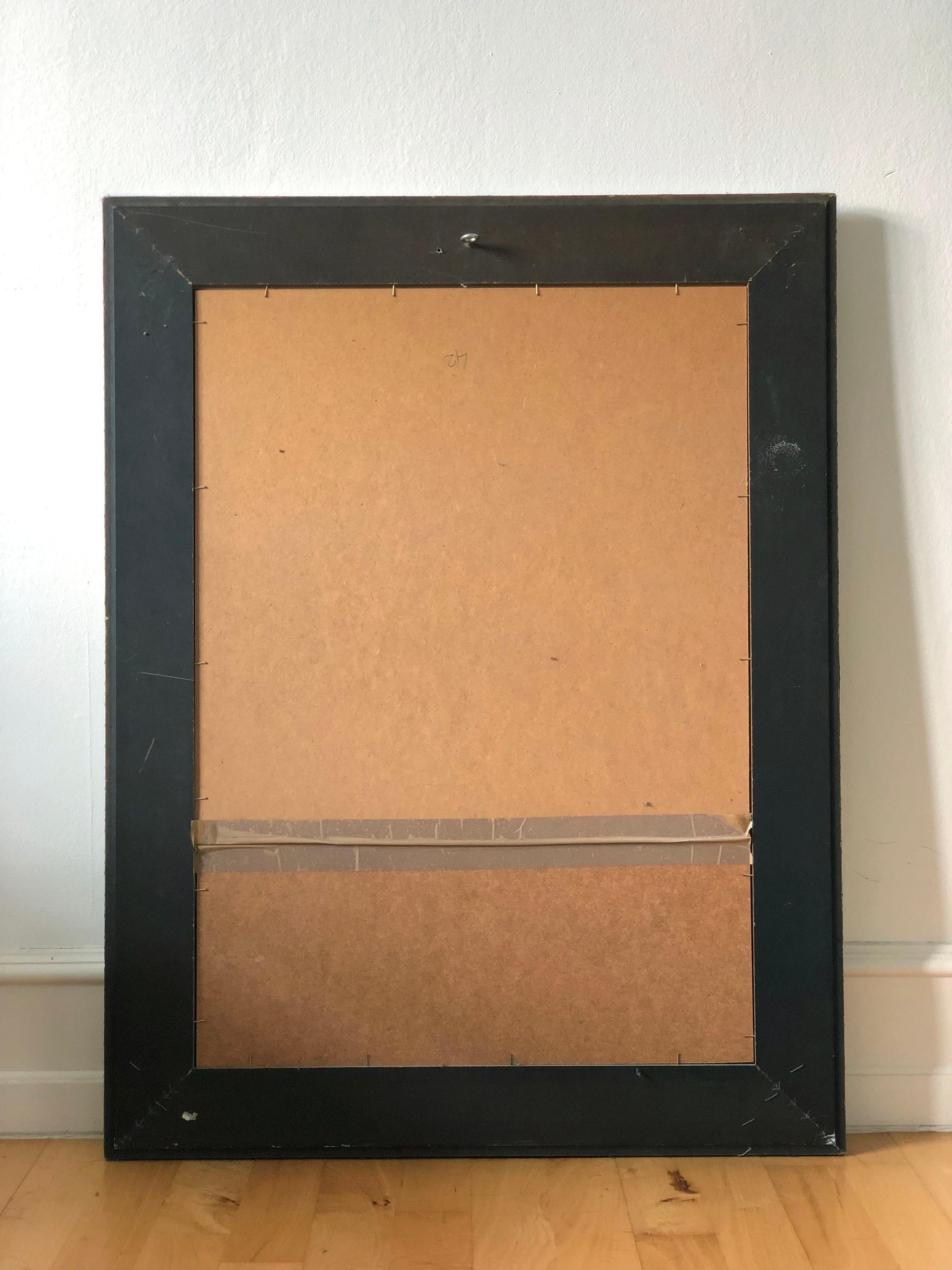 Large Vintage Venetian Mirror Hollywood Regency in Gold Spain 1990s (Messing) im Angebot
