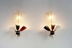 Large Vintage Wall Lights from Kobis and Lorence, 1950s