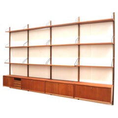 Large vintage wall system by Poul Cadovius for Cado Denmark