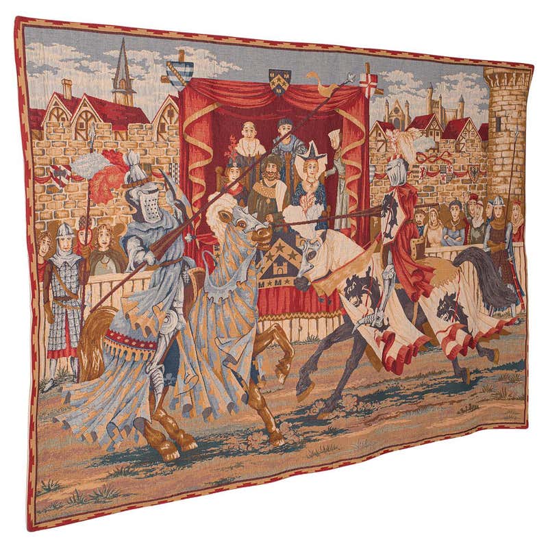 A Vintage Tapestry With Medieval Themes At 1stDibs a-vintage-tapestry-with-medieval-themes-at-1stdibs