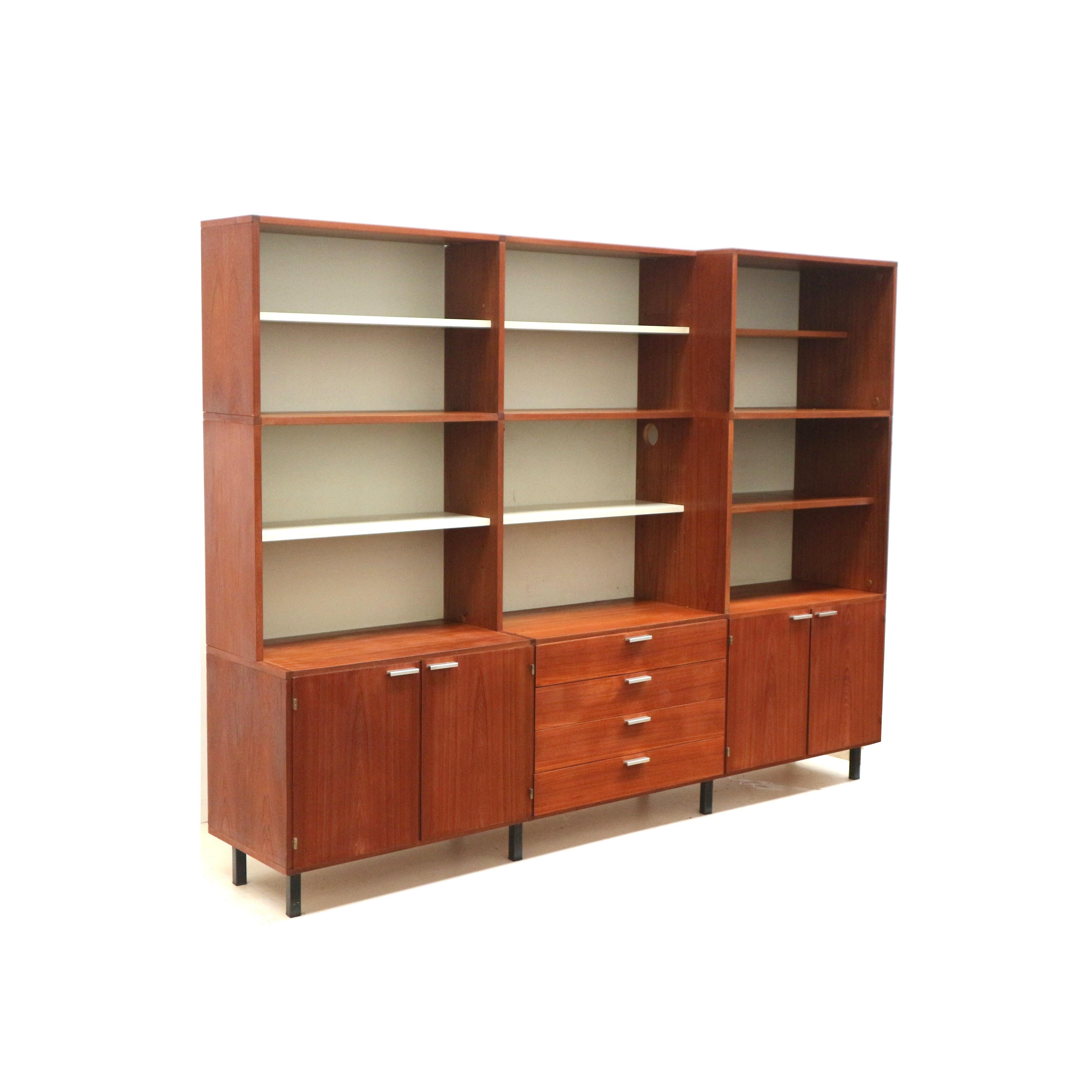 Mid-Century Modern Large vintage wall unit / sideboard by Cees Braakman for Pastoe 'Made to Measure For Sale