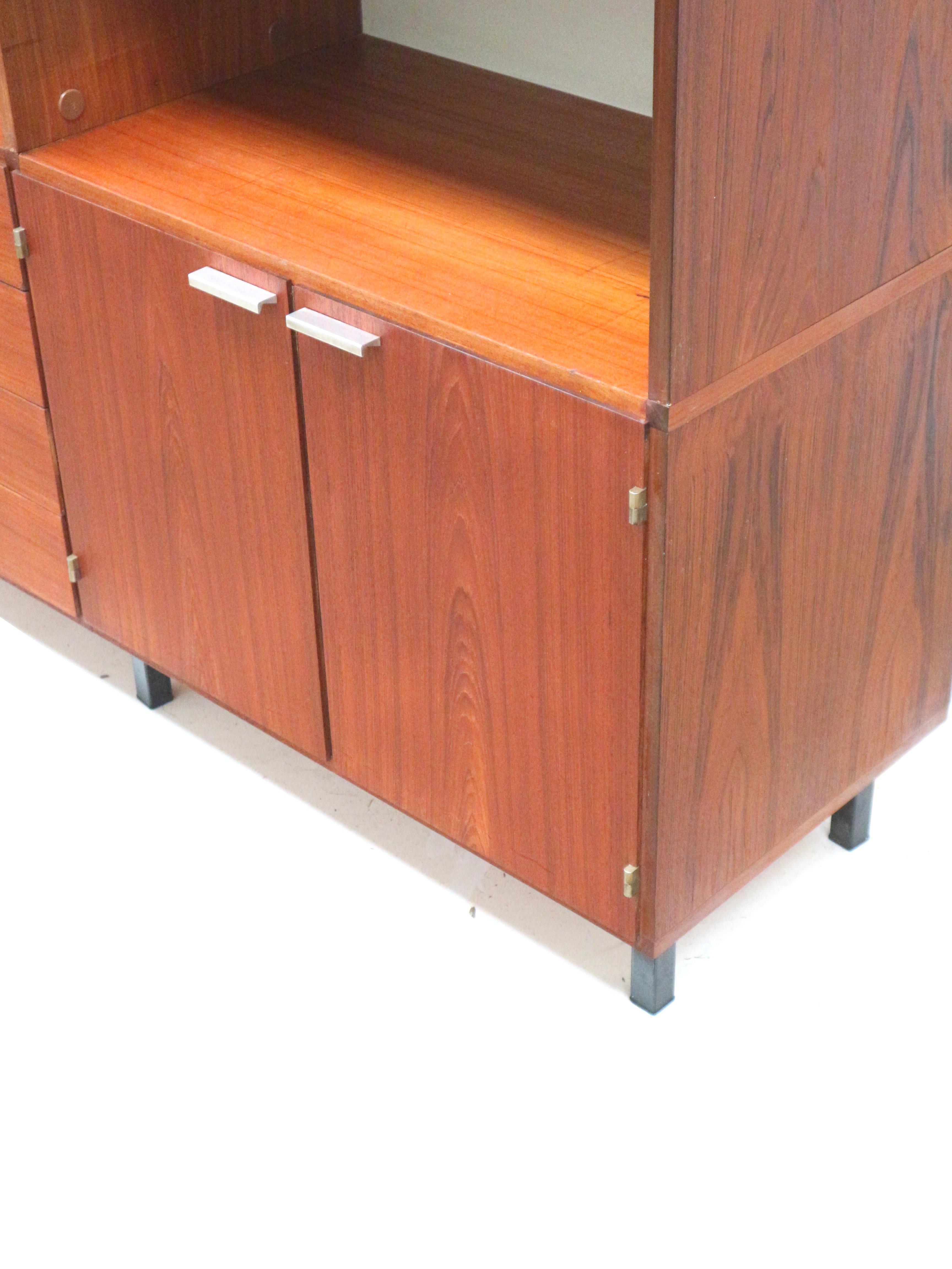 Dutch Large vintage wall unit / sideboard by Cees Braakman for Pastoe 'Made to Measure For Sale
