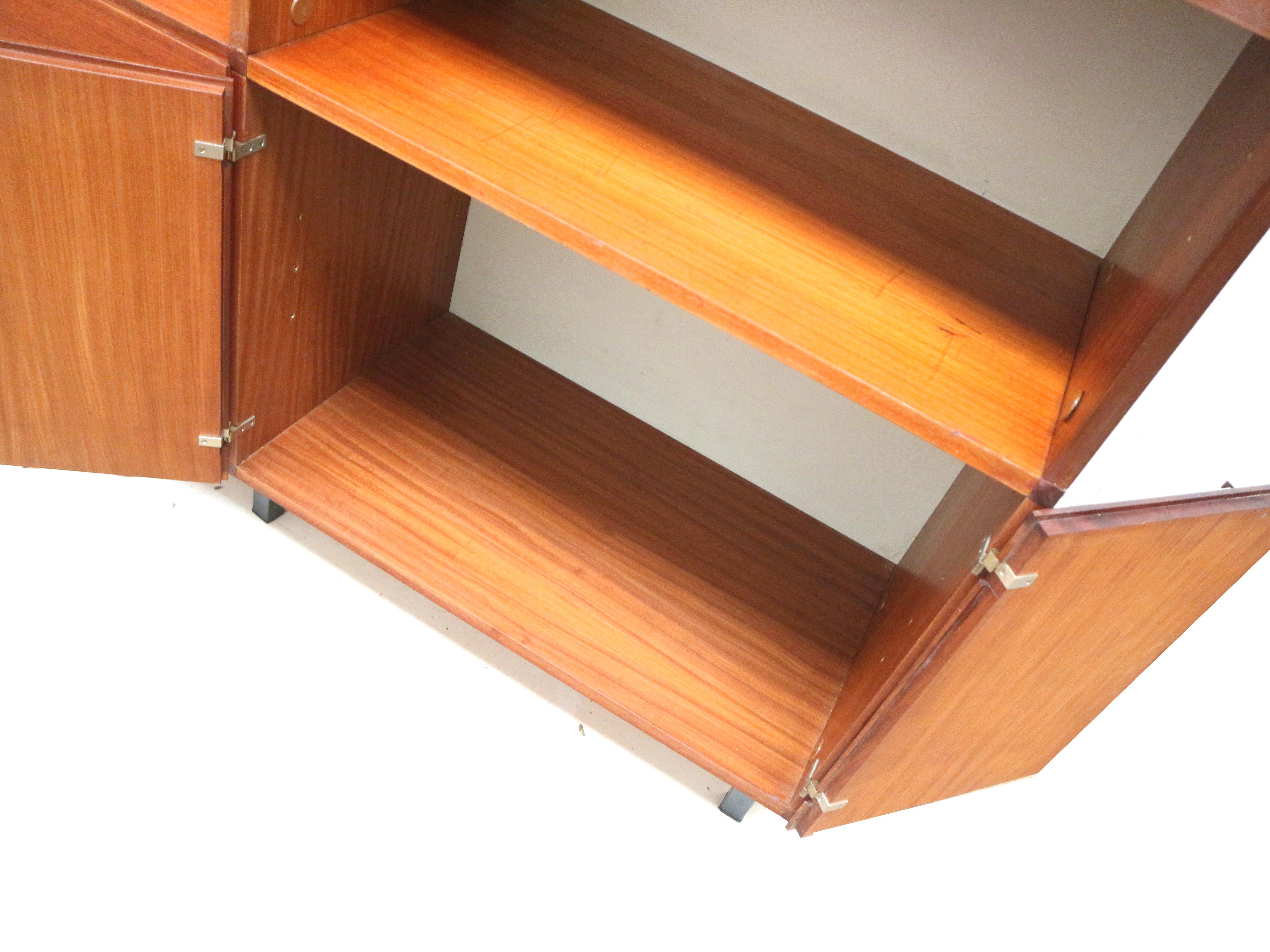 Mid-20th Century Large vintage wall unit / sideboard by Cees Braakman for Pastoe 'Made to Measure For Sale