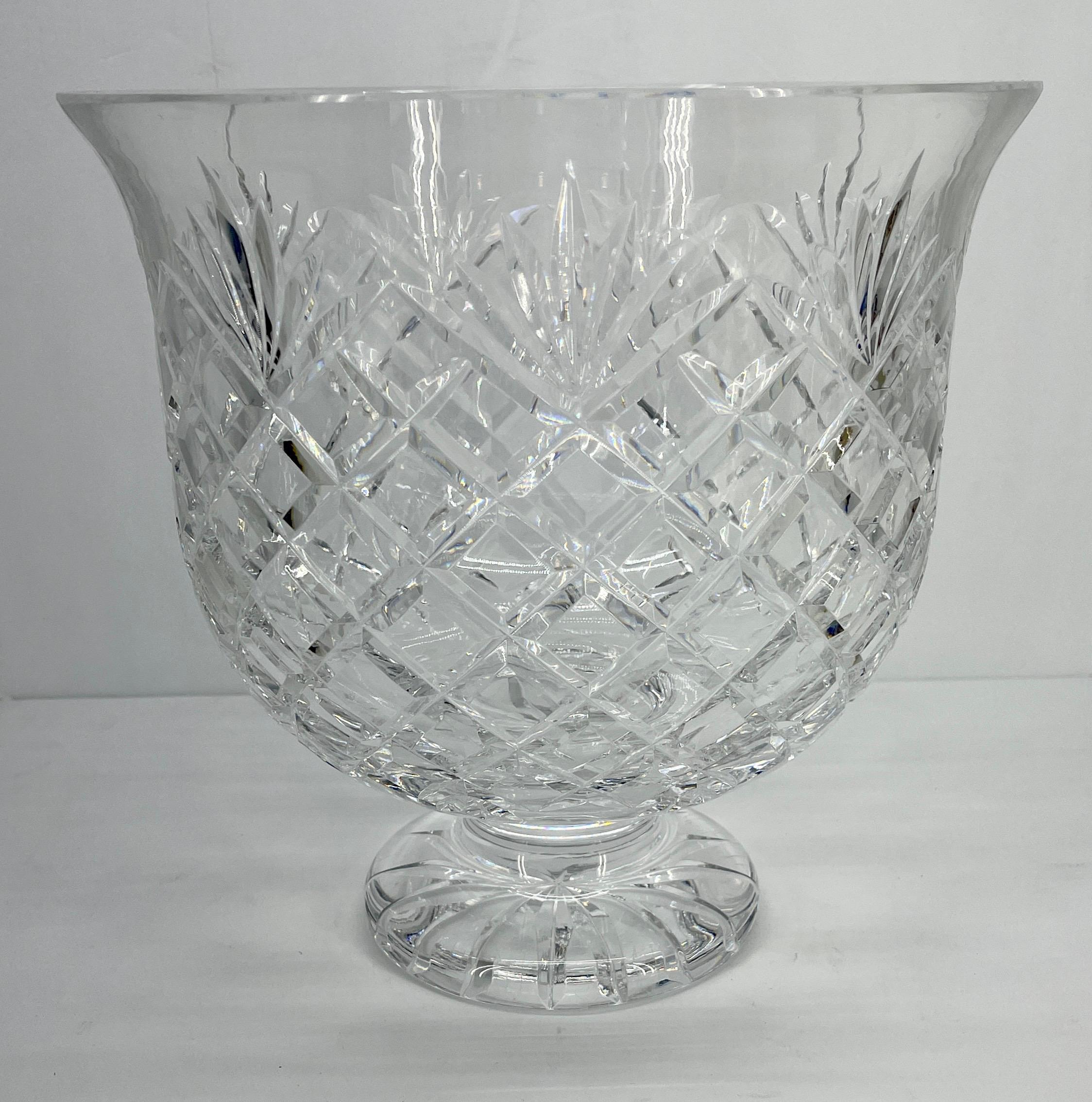 Vintage Waterford crystal bowl. Waterford is synonymous with the highest-quality Irish crystal available. Waterford chandeliers hang in places of prestige such as Windsor Castle, Westminster Abbey and the Kennedy Center in Washington, D.C. And who