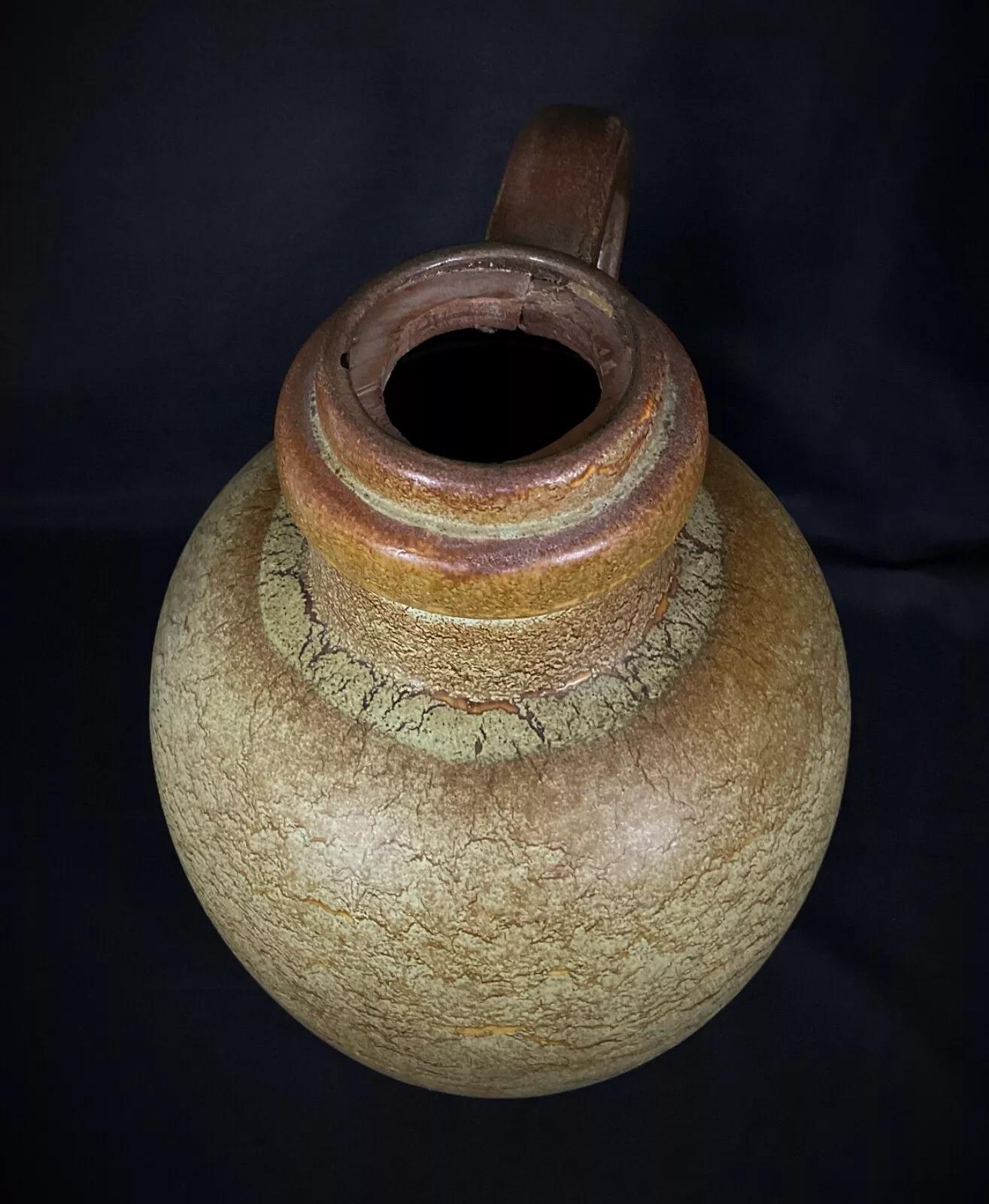 Large Vintage West Germany Ceramic Vase – 48 cm – 20th Century - 2Y406 For Sale 1