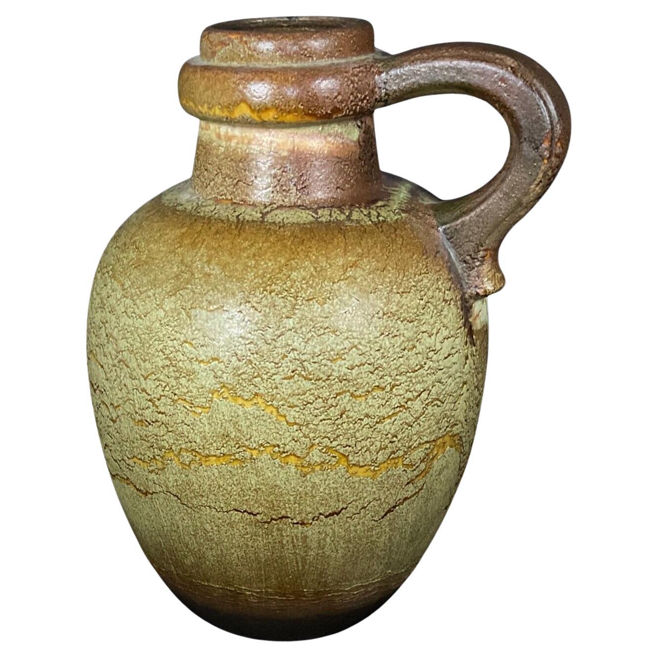 Große Vintage West Deutschland Keramik Vase - 48 cm - 20. Jahrhundert - 2Y406