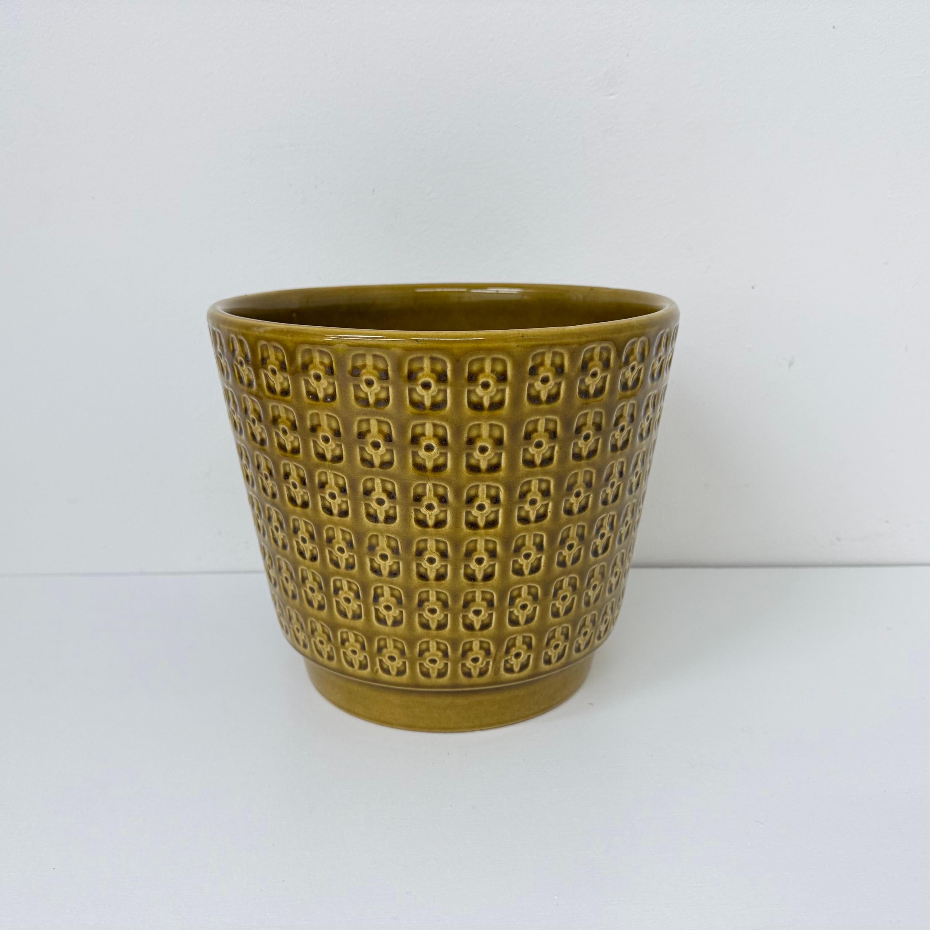 Großer Blumentopf aus Westdeutschland, 1970er Jahre (Moderne der Mitte des Jahrhunderts) im Angebot