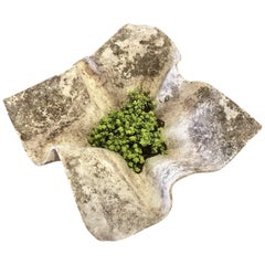 Large Vintage Willy Guhl Fiber Concrete Handkerchief Planter