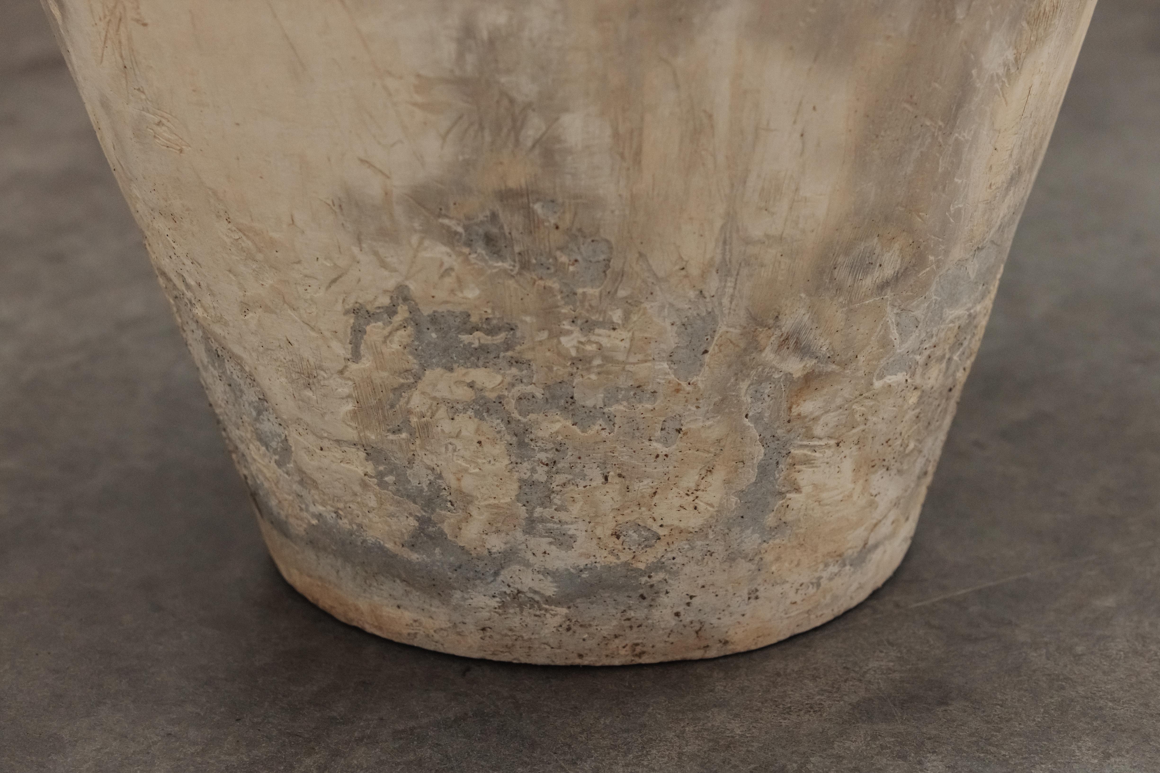 Großes Vintage-Pflanzgefäß von Willy Guhl aus Frankreich, um 1950 (Beton) im Angebot