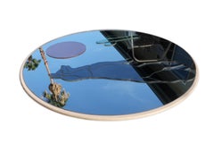 Large Vintage Wolf Wall Mirror